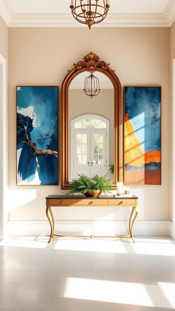 art and mirrors elevate