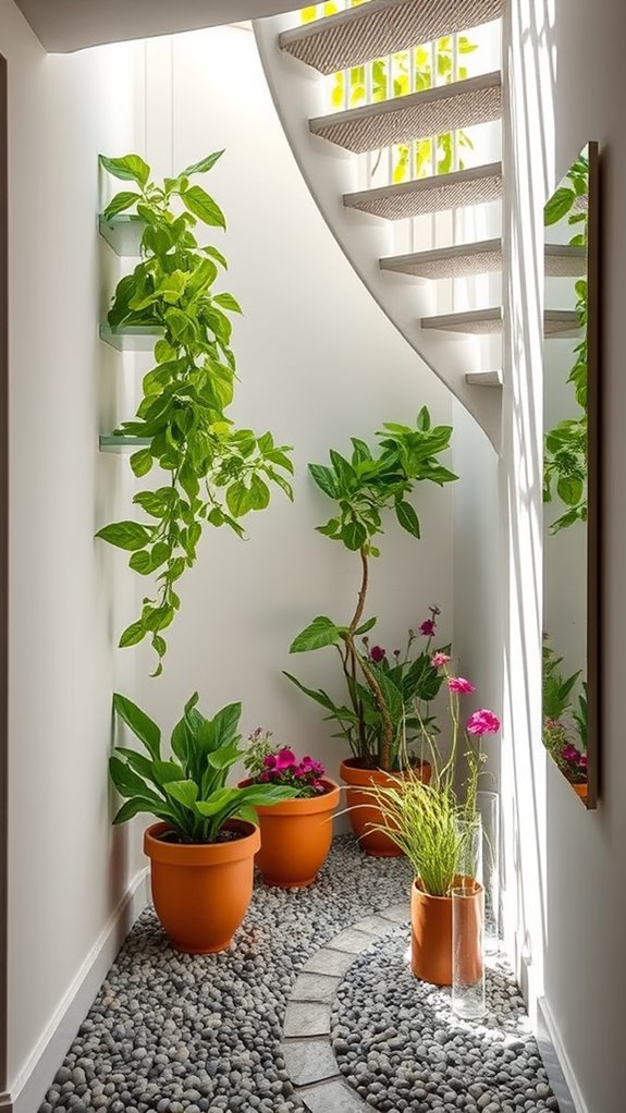 brighten space with mirrors