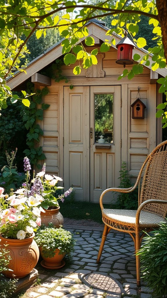 charming rustic garden shed