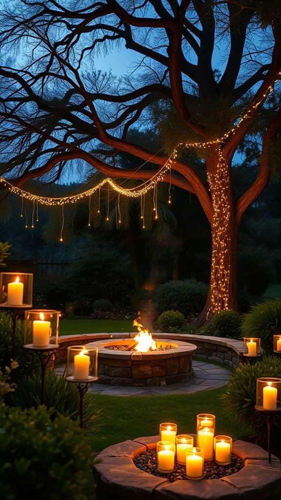 cozy garden ambiance creation