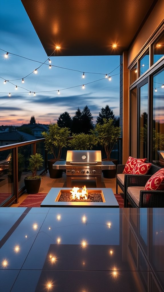 cozy grilling for balconies