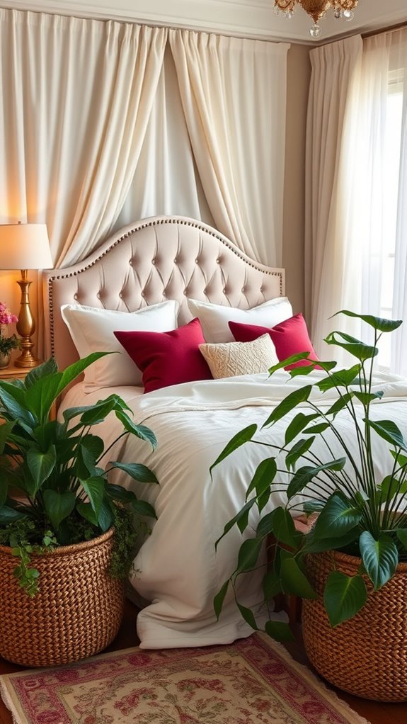 cozy indoor houseplants oasis