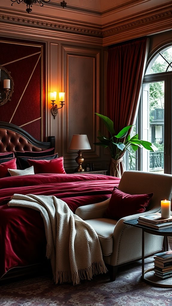 cozy reading corner setup