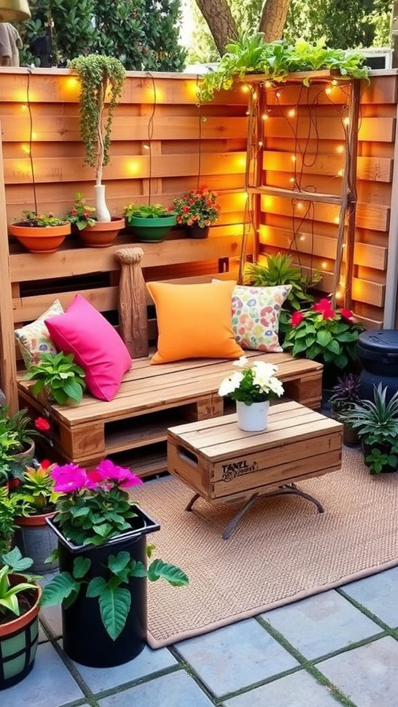 diy cozy outdoor retreat