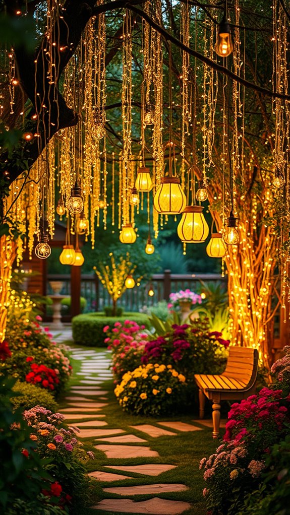 enchanting outdoor ambiance creation