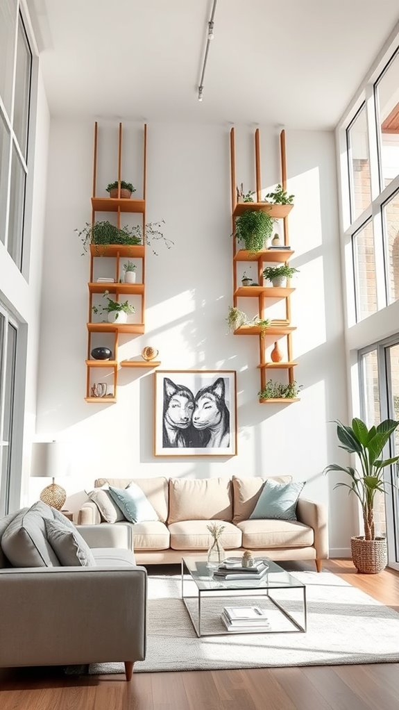 maximize height with decor