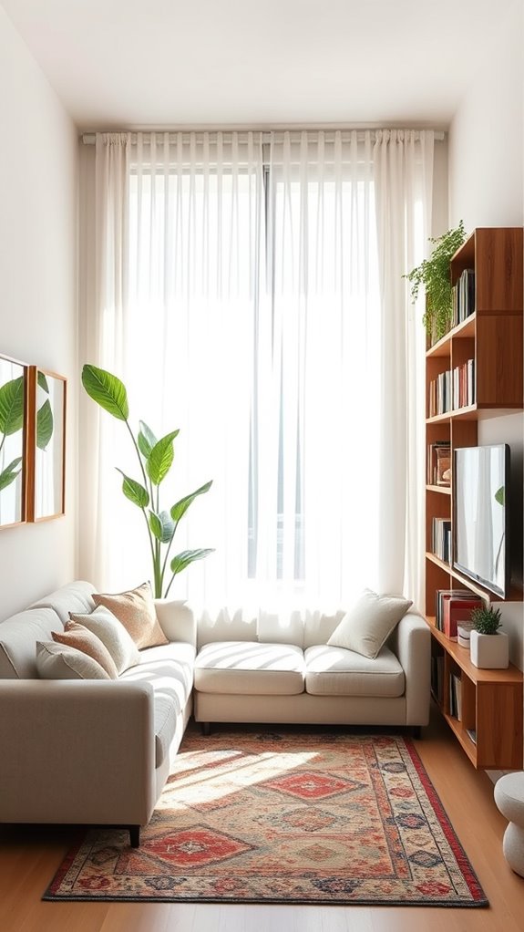 maximize space with shelving