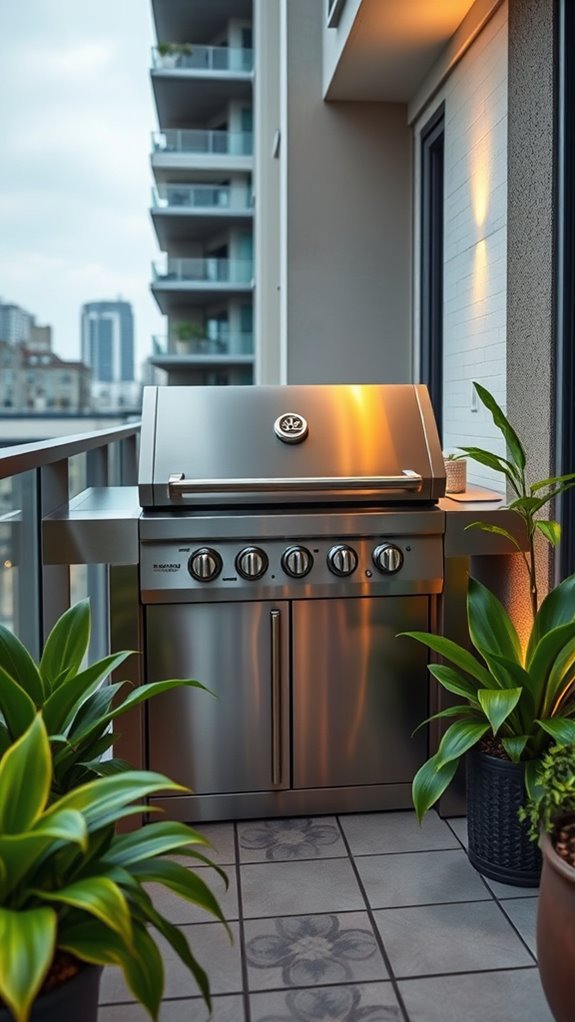 safe balcony grill features