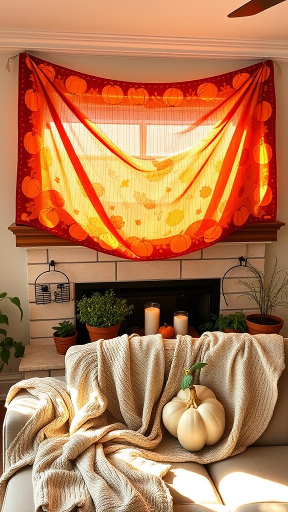 seasonal fabric banner crafting