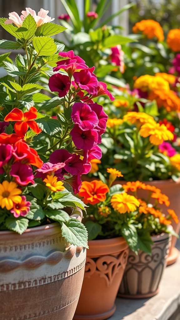 selecting ideal flower containers