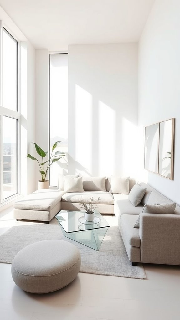 streamlined furniture for spaciousness