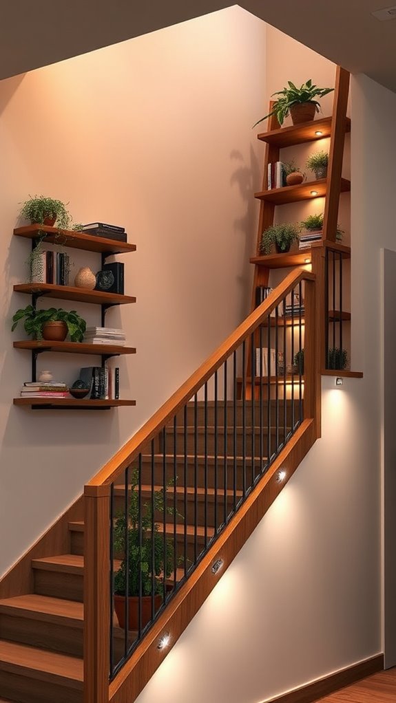 stylish storage for stairs
