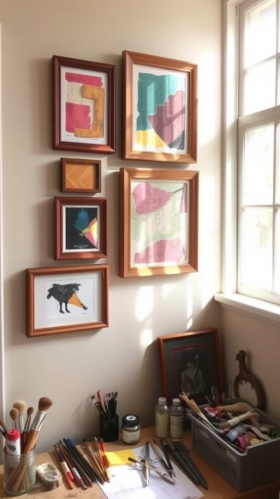 thrifted frames unique art