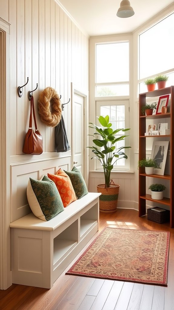 tidy entryway storage solutions