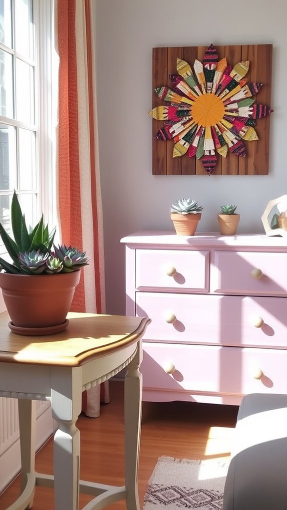 transform old furniture creatively