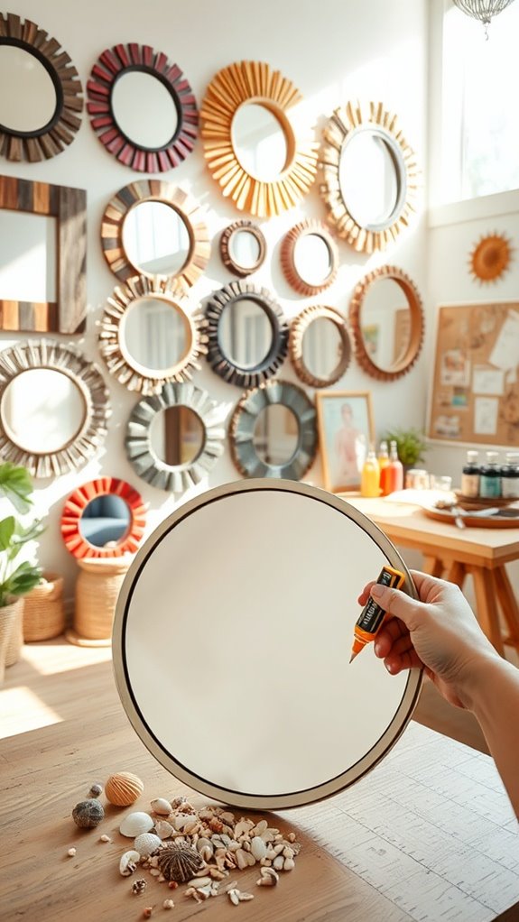 unique mirror decorating ideas