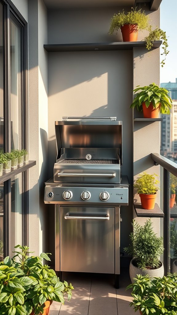 vertical grilling for balconies