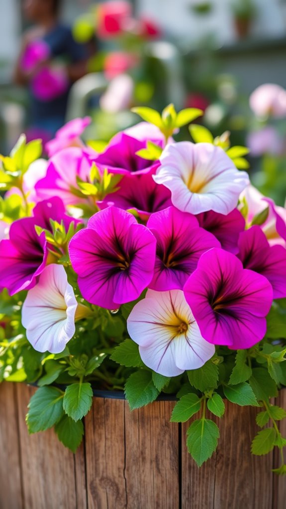vibrant low maintenance petunias thrive