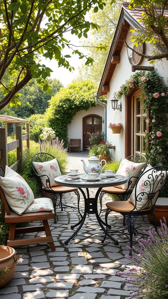 vintage garden furniture charm