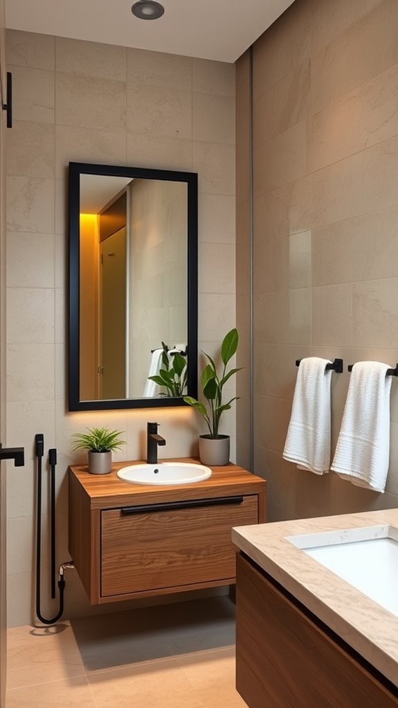 affordable luxury bathroom materials