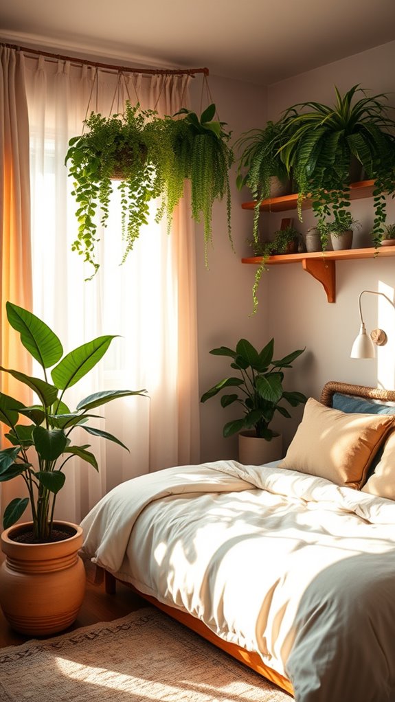 cozy greenery for relaxation