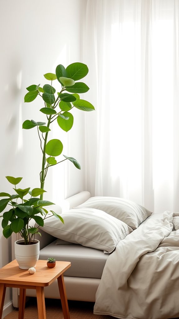 fresh greenery for tranquility