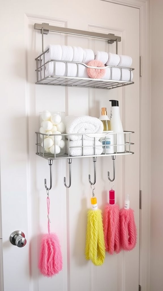 over the door storage organization