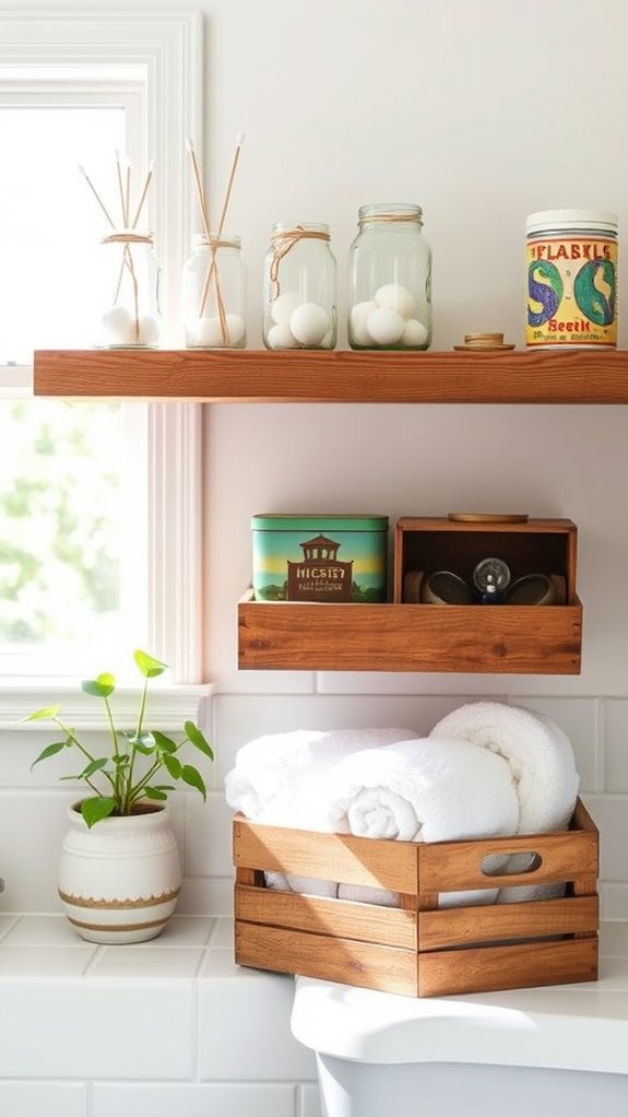 repurposing items for storage