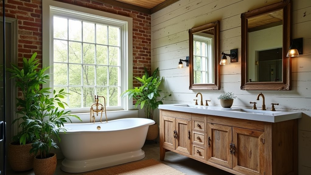 11 Farmhouse Bathroom Ideas (Rustic & Modern)