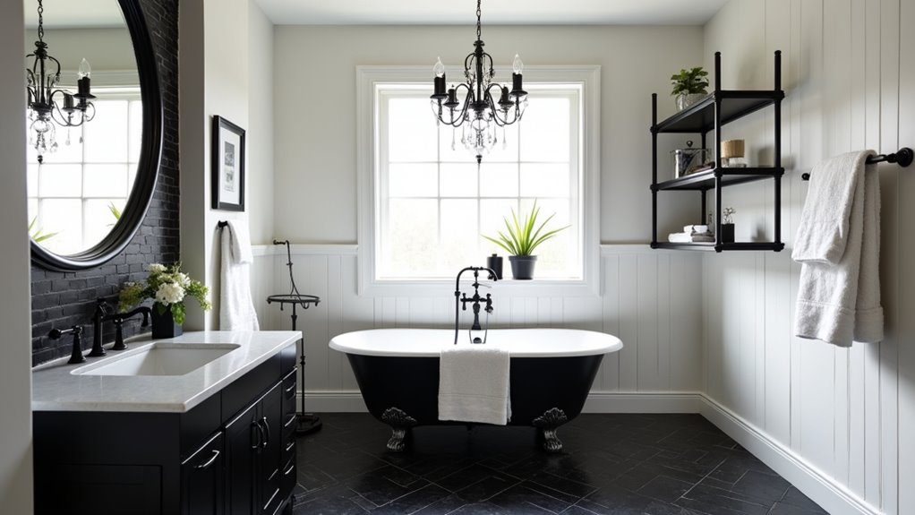 10 Black and White Bathroom Ideas (Timeless Class)