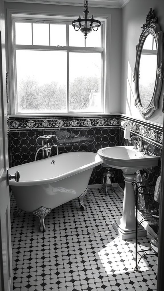vintage elegance for bathrooms